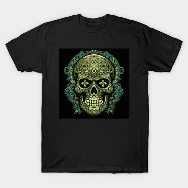 celtic skull T-Shirt by seantwisted